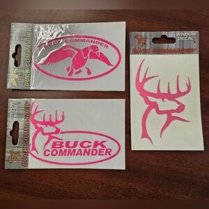 3 Duck/Buck Commander Window Decals